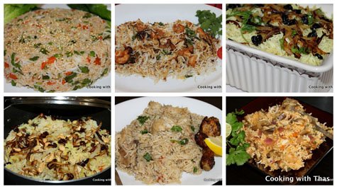Biryani-Rice 2010 collage