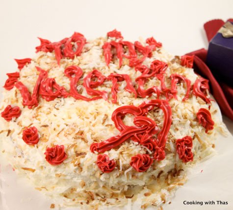 coconut 2 layer cake