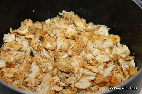 cooked chicken