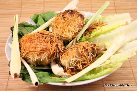 Bird's nest tuna cutlet