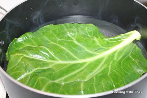 cooking collard green