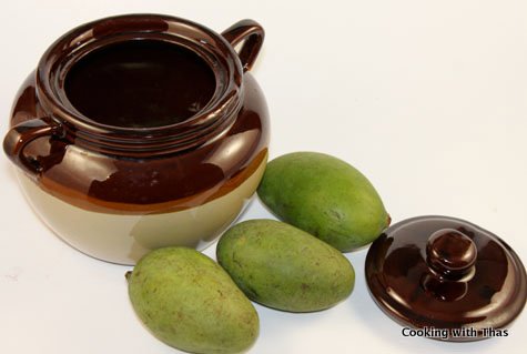 Green mangoes