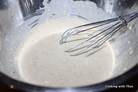 oatmeal pancake batter