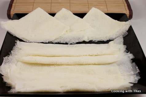 Palaada or rice crepe