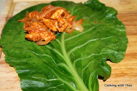stuffing collard green