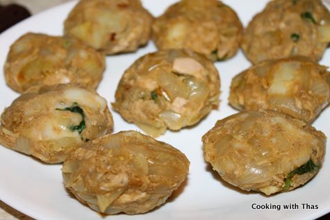tuna cutlet making