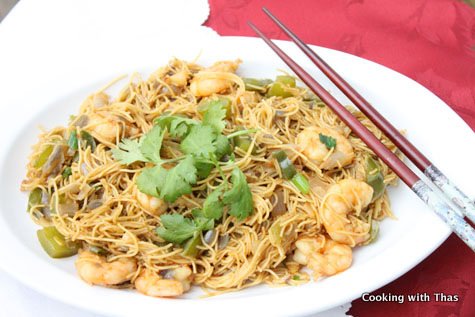 Shrimp-chow mein