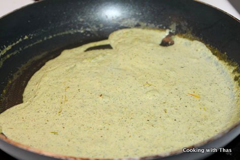 asparagus saffron sauce