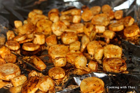 baked parsnips