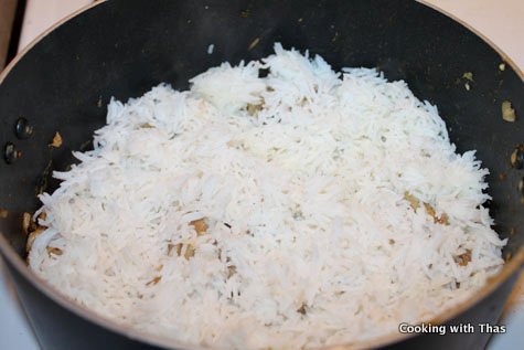 biryani layering