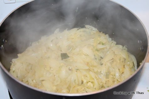 cooking onion