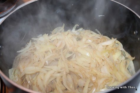 cooking onions