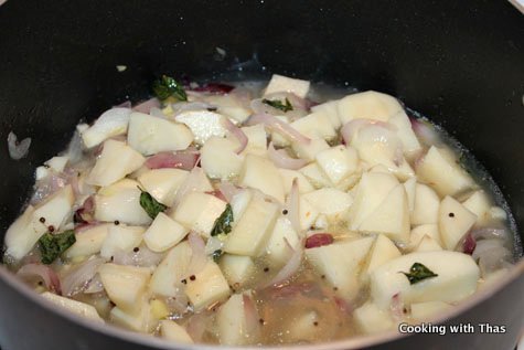 making-beef stew
