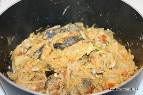 making fish masala