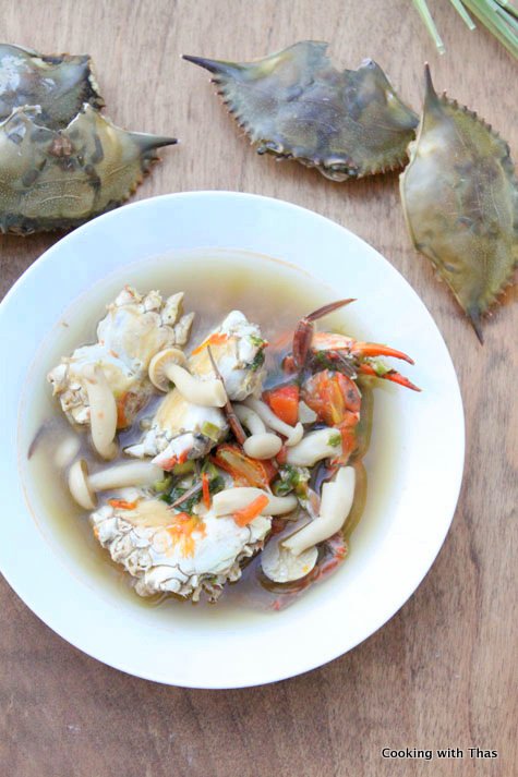 Crab Tom Yum-soup