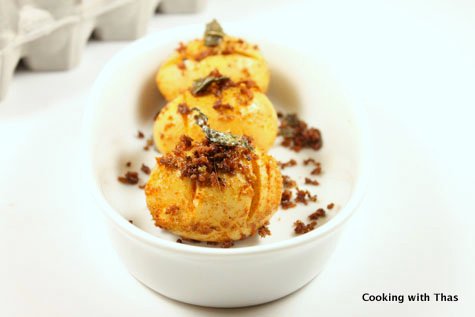 fried-hard boiled eggs