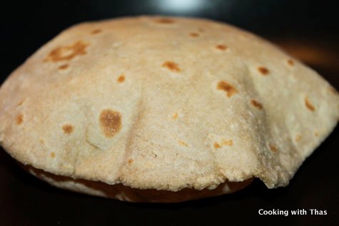 making chapati
