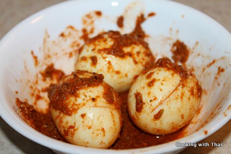 marinated boiled eggs