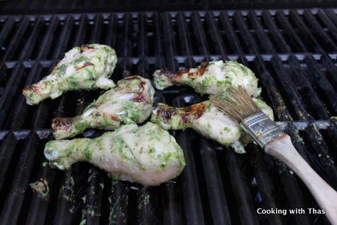grilling cilantro chicken