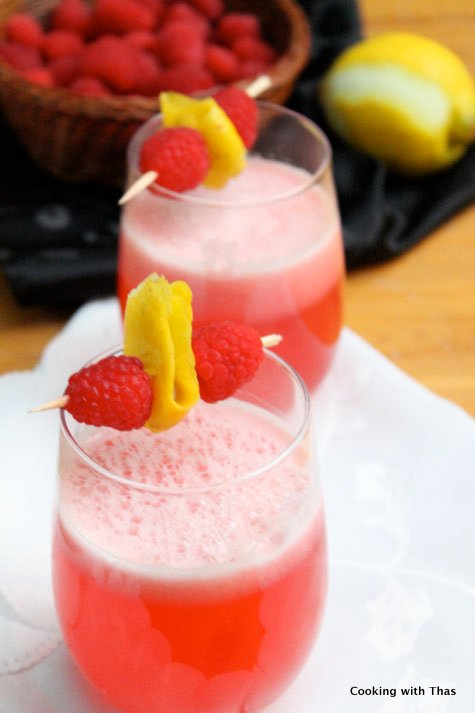 raspberry-lemon juice