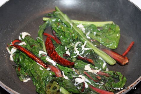sauteed swiss chard