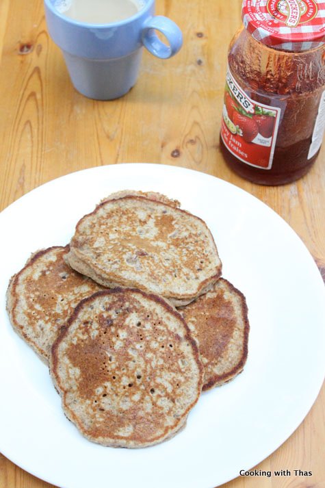 bread and jam-pancake