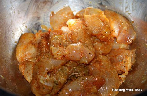 marinated chicken