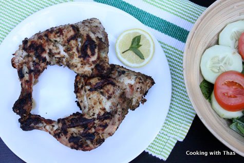 Grilled-pepper chicken