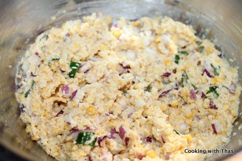batter for making chana dal fritters