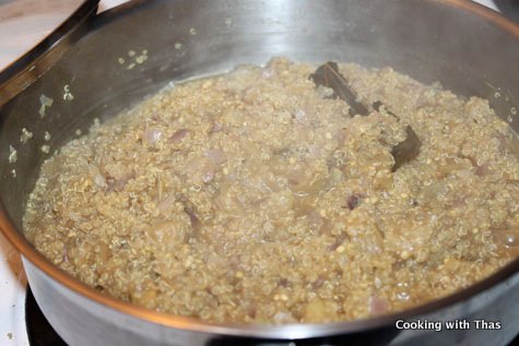 cooked quinoa