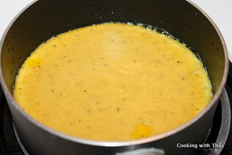 first layer-bread and egg