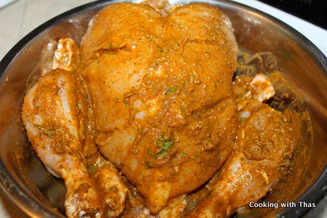 marinated chicken