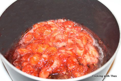 strawberry coulis