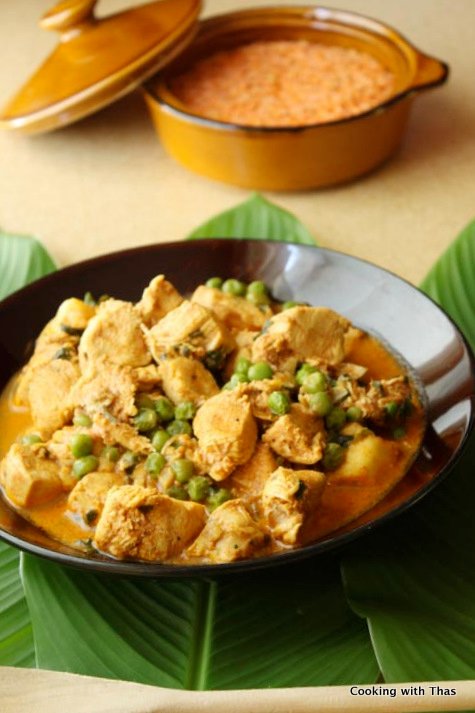 Balti chicken paneer and peas original