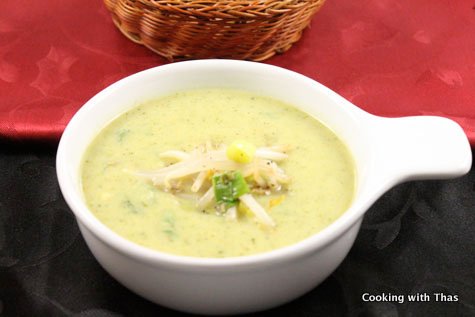 Broccoli Yogurt soup