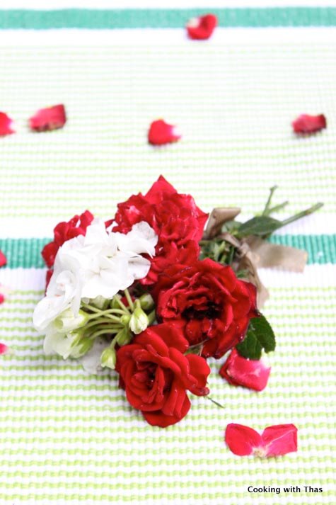red roses