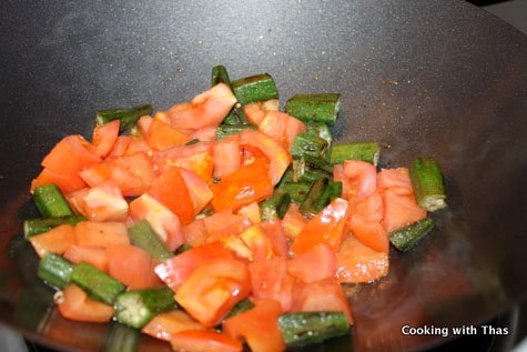 sauteing veggies