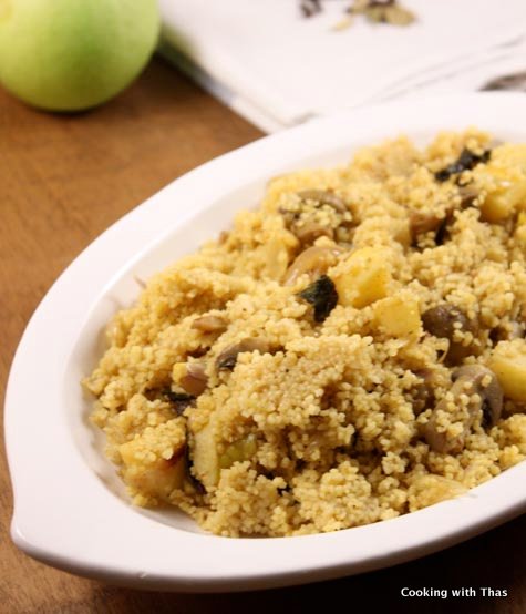 Apple couscous