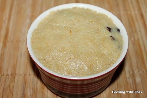 almond halwa setting