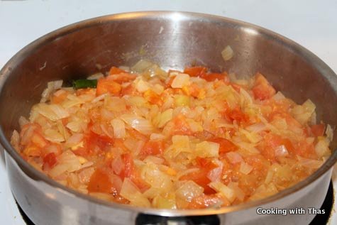 making butter-chicken