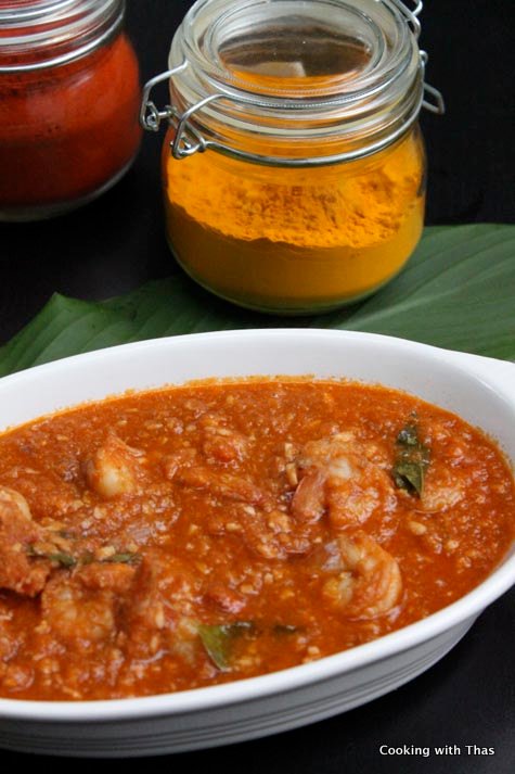 shrimp red curry