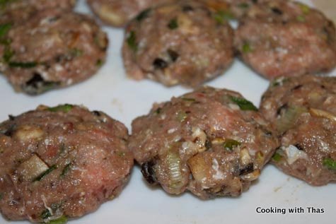 ground beef patties ready to bake