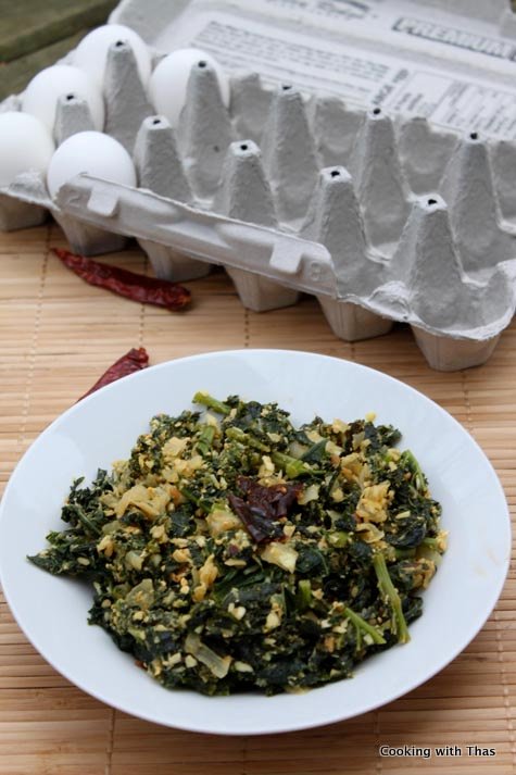 kale scrambled eggs