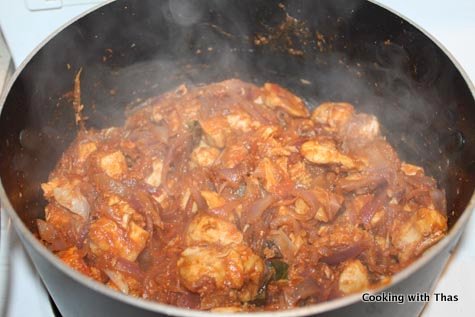 making tomato chicken