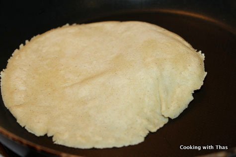 making tortillas