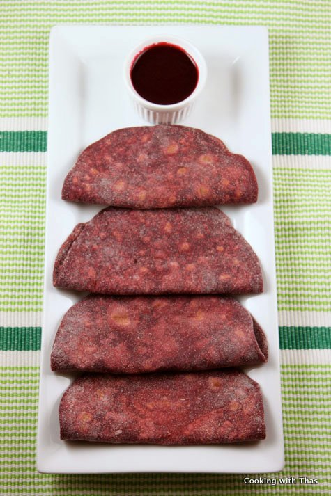 Beetroot-roti