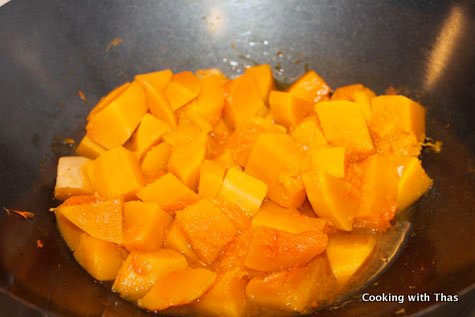 cooked butternut squash