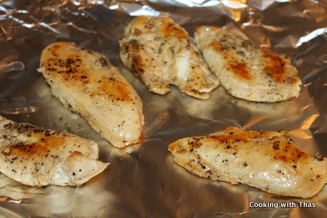 cooked chicken