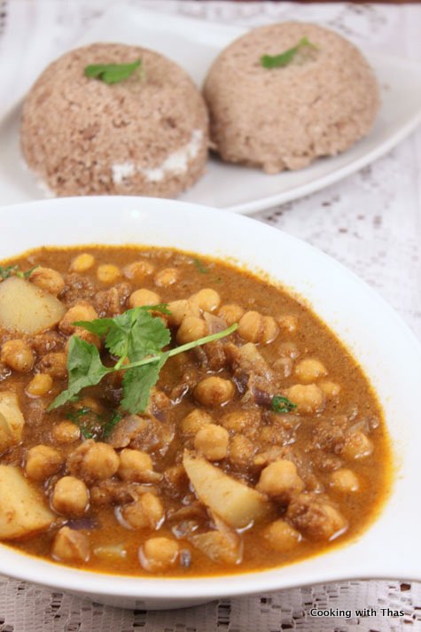 Chick peas curry
