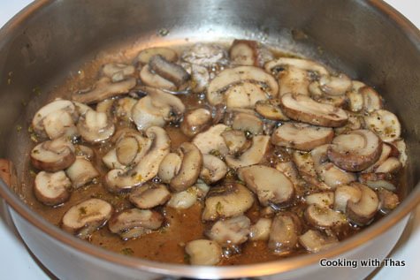 cooking mushrooms